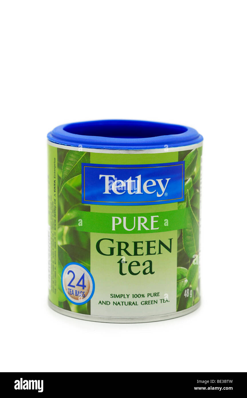 Lo stagno del tè verde, Teabags. Foto Stock