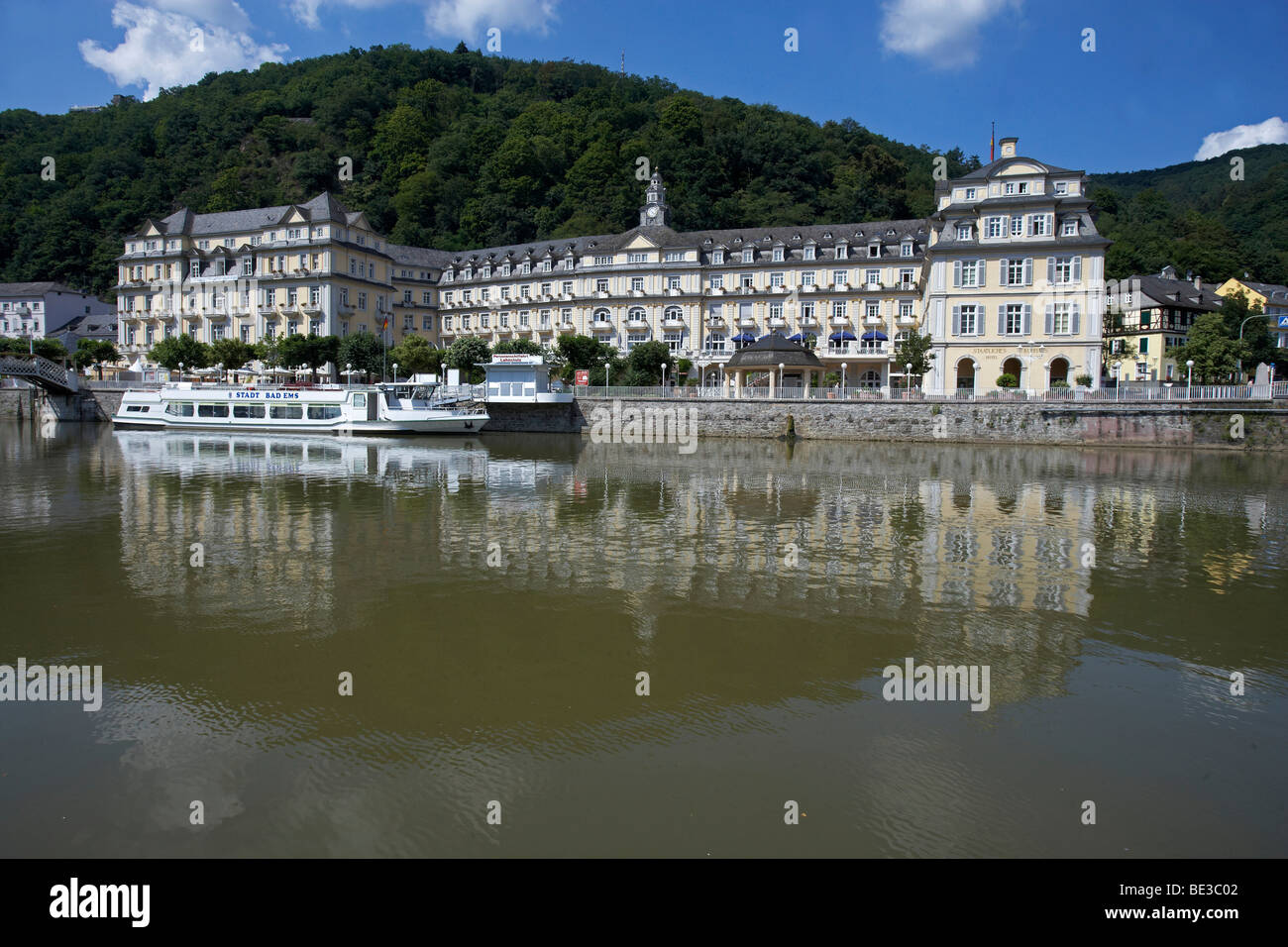 Il Kurhaus spa hotel di Bad Ems, Renania-Palatinato, Germania, Europa Foto Stock