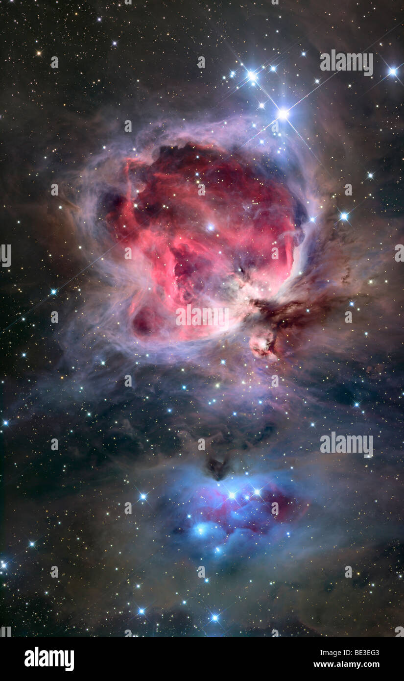 La nebulosa di Orione Foto Stock