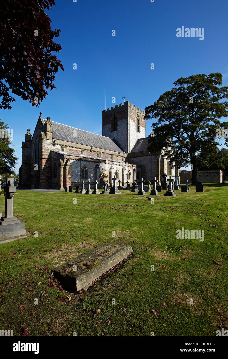 St Asaph Cathedral, St Asaph, Galles del Nord, Regno Unito Foto Stock