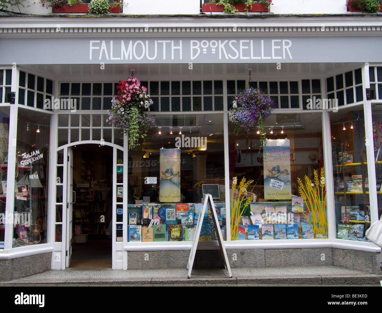 Falmouth Cornwall inghilterra UK il Falmouth Bookseller Foto Stock