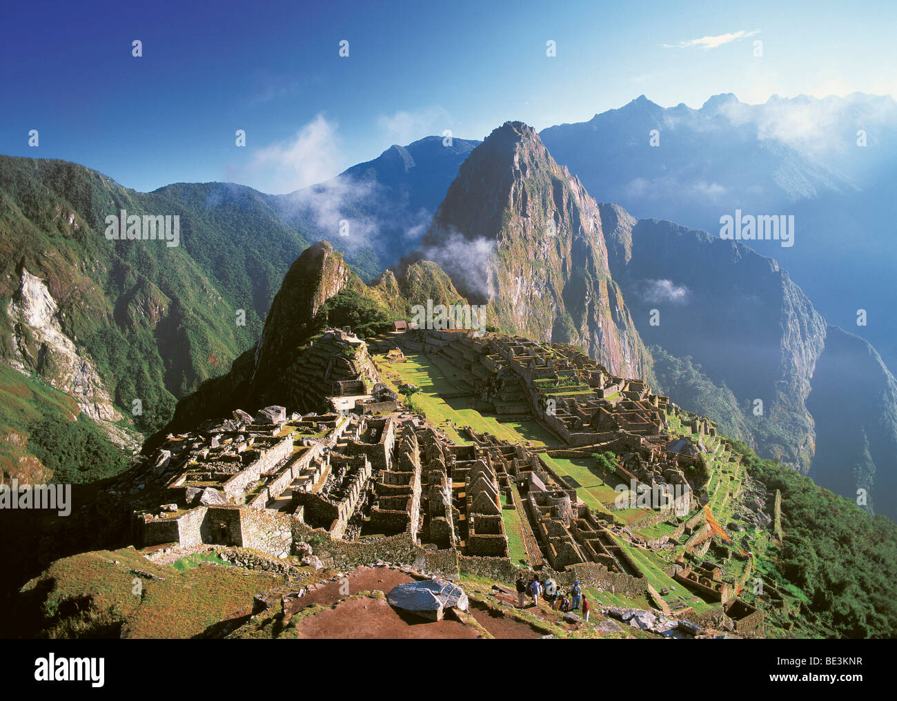 Machu Picchu, Cuzco, Perù, Sud America Foto Stock