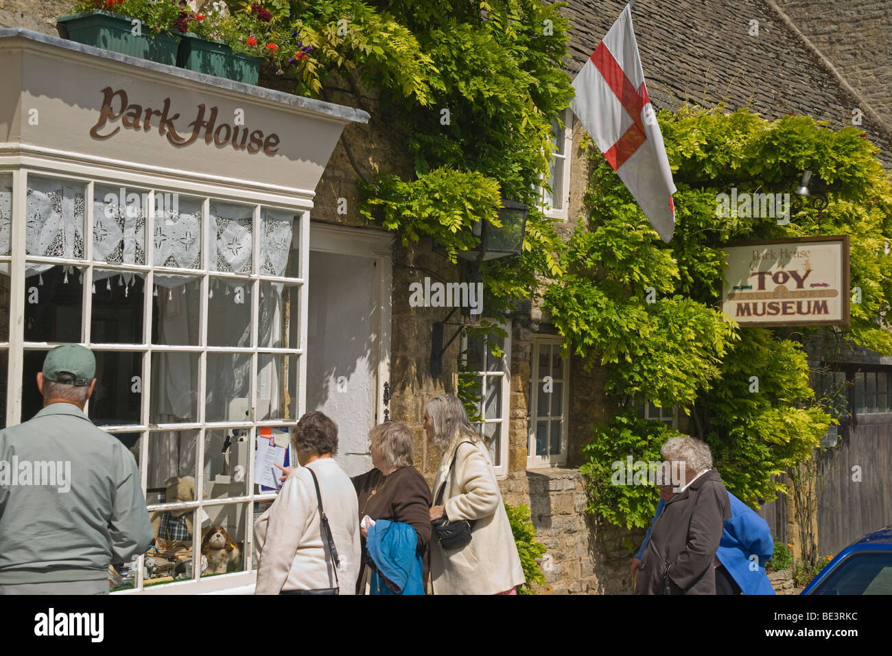 Park House e il museo del giocattolo, Stowe-nel-wold, Gloucestershire, Cotswolds, Inghilterra, Luglio 2009 Foto Stock