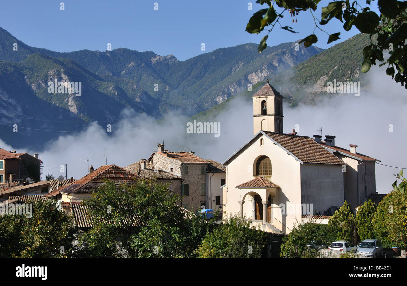 La village de Marie, Alpes Maritimes, Francia Foto Stock