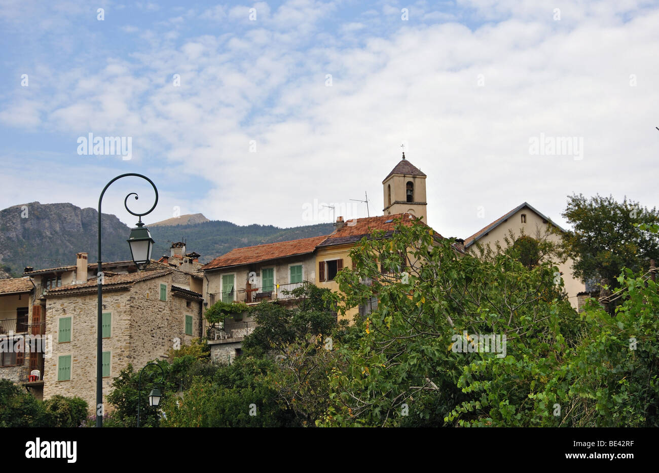 La village de Marie, Alpes Maritimes, Francia Foto Stock