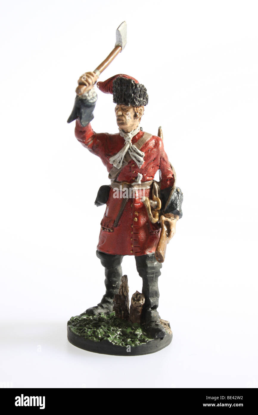 Un drago da Marlborough Esercito del 1700. Un oggetto da collezione Franklin Mint soldato Foto Stock