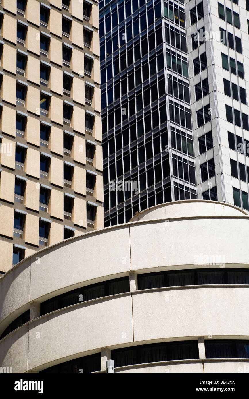 Architettura moderna a Sydney nel quartiere centrale degli affari. Sydney, Nuovo Galles del Sud, Australia Foto Stock