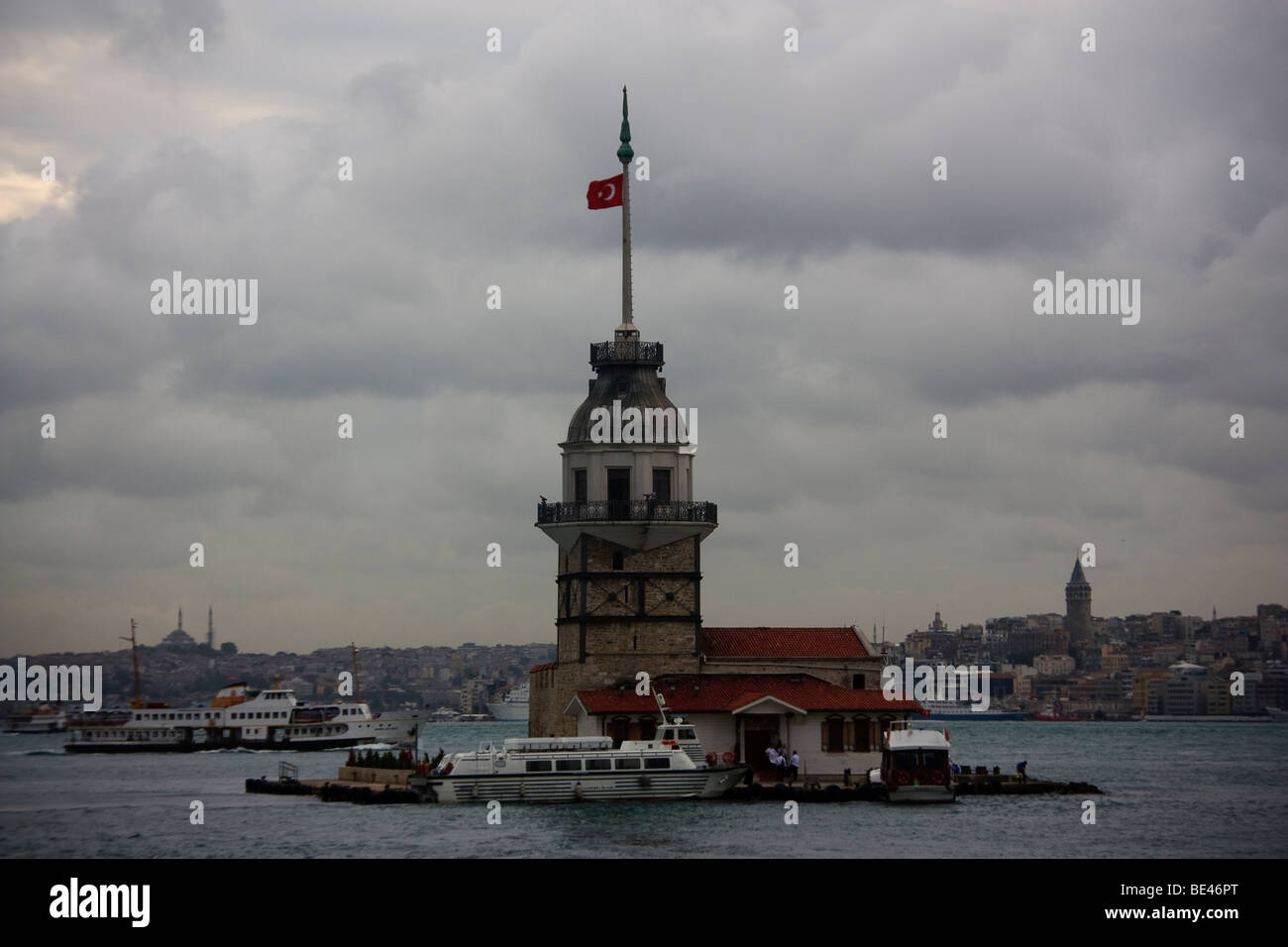 Maiden tower ,istanbul Foto Stock