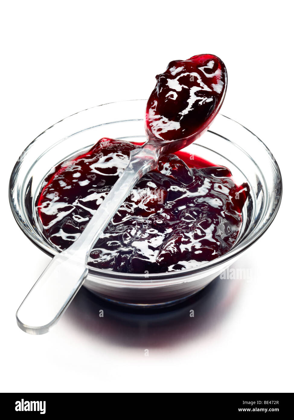 Confettura di ciliegie Foto Stock