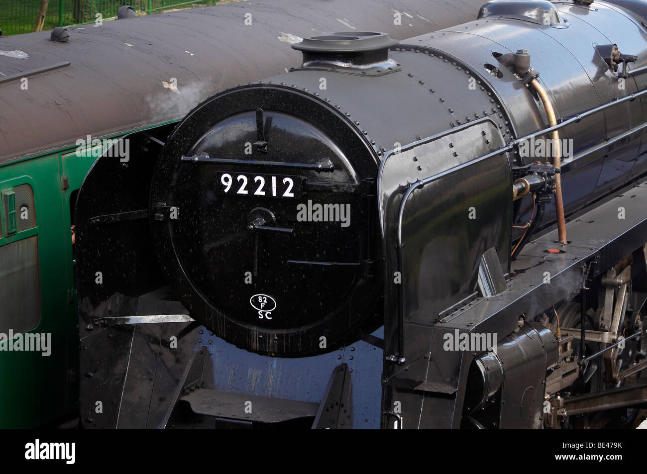 Treni a vapore sul Mid-Hants ferrovia in Hampshire, Inghilterra. presi in autunno di gala in settembre 2009 Foto Stock