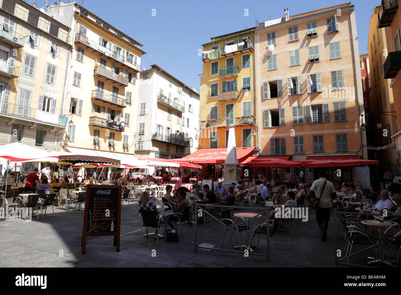 Piazza del luogo rossetti nice sud della Francia Foto Stock