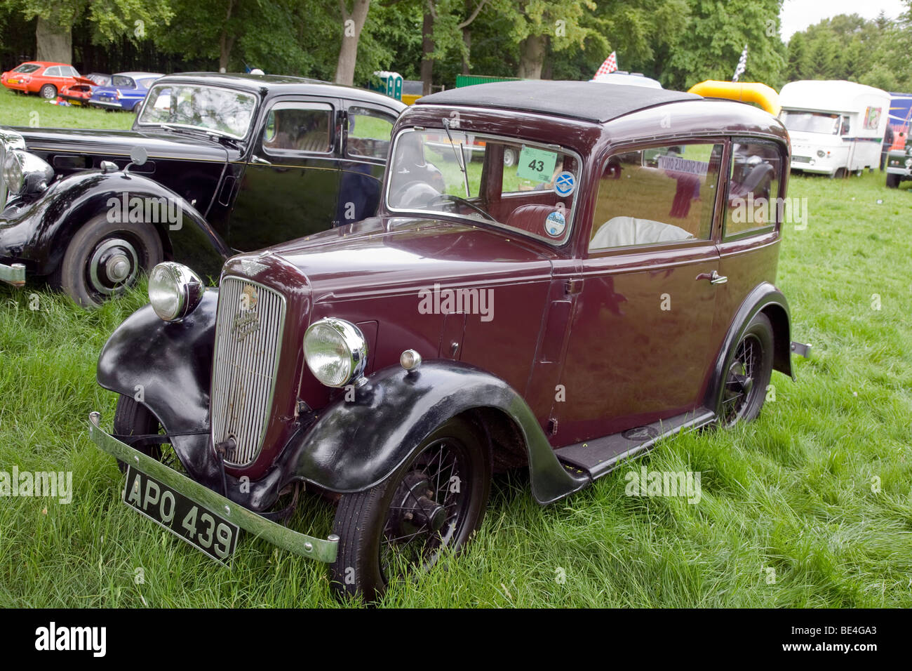 1935 Austin Ruby a Scottish Borders automobilismo storico stravaganza 2009 Foto Stock