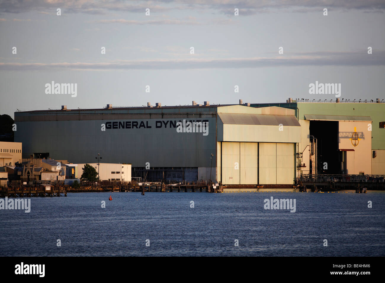 Barca elettrica, sottomarino cantiere costruttore, New London, Connecticut Foto Stock