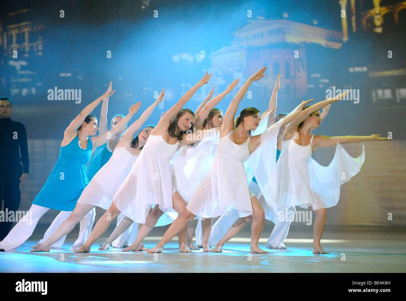 La danza moderna, gala dell'Internationales Deutsches Turnfest, Internazionale tedesco Ginnastica Festival 2009, festival Hall, Fra Foto Stock