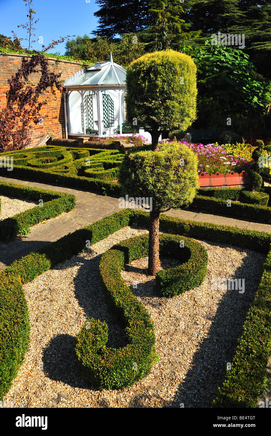 Giardino Formale in Stockwood Park, Luton. Foto Stock