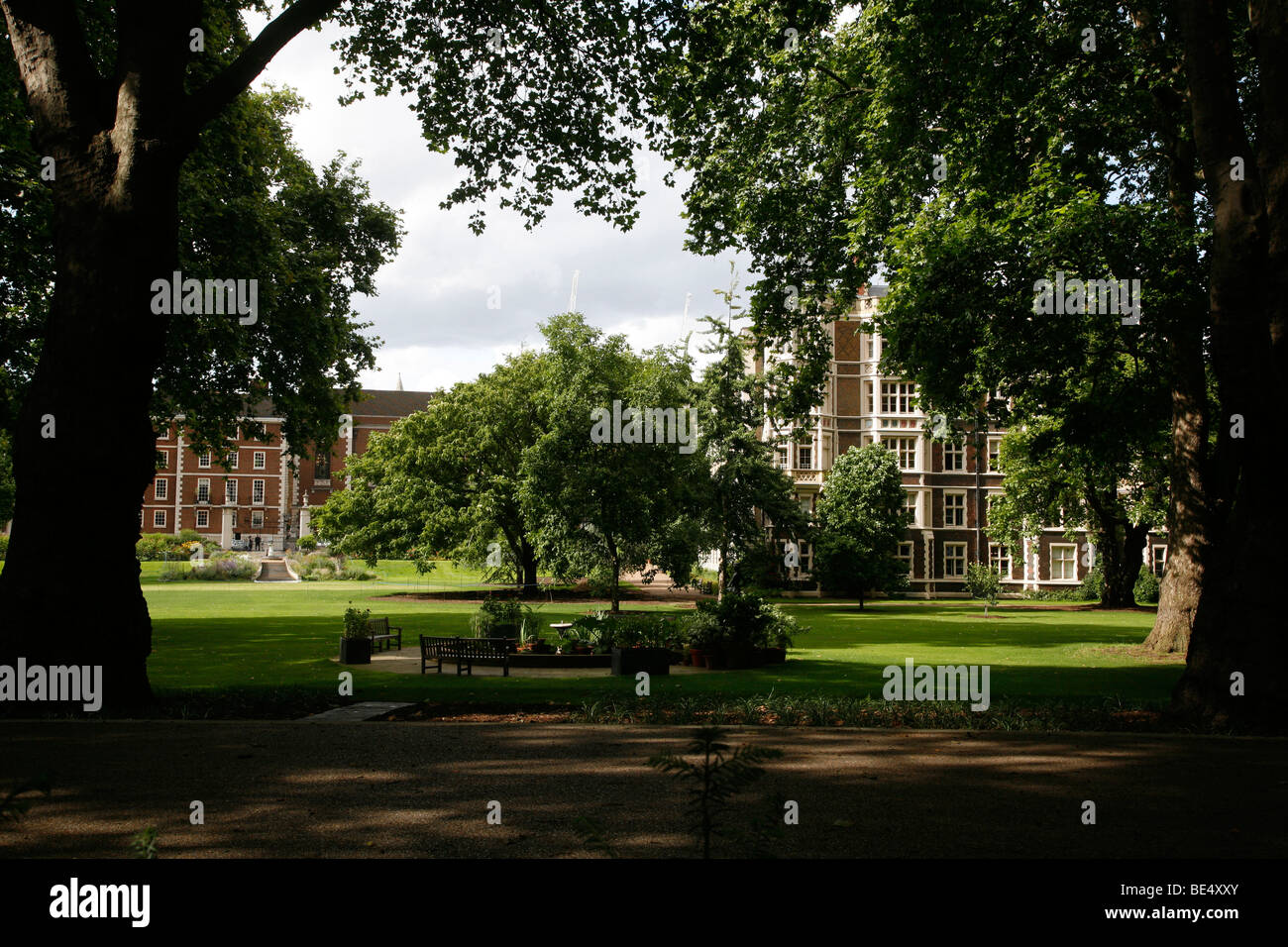 Tempio interno giardino, tempio interno, Locande di corte, London, Regno Unito Foto Stock