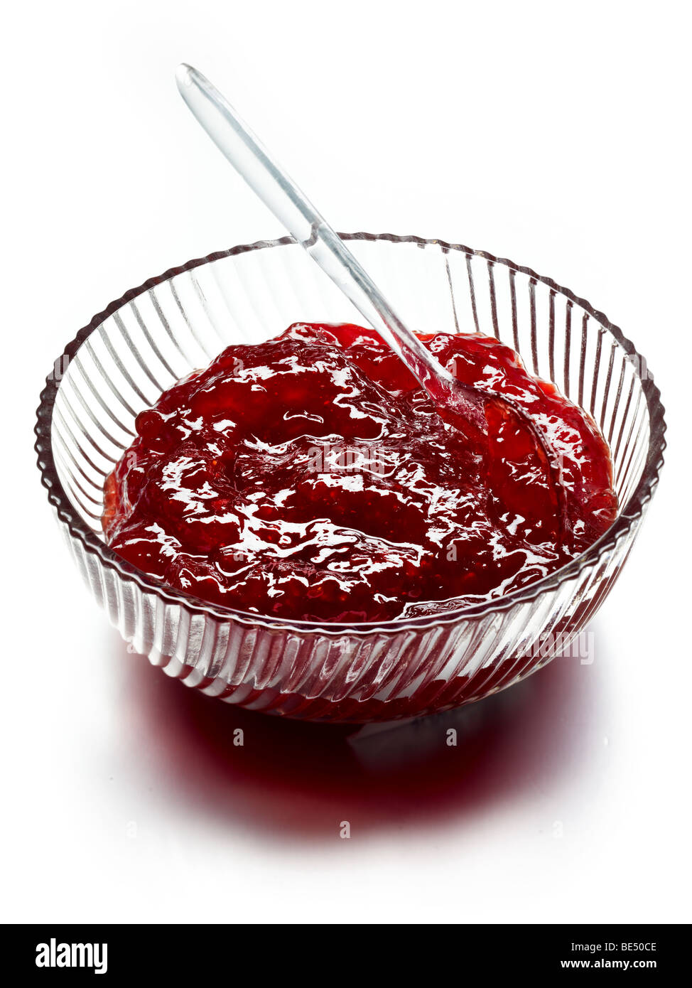 marmellata di fragole Foto Stock