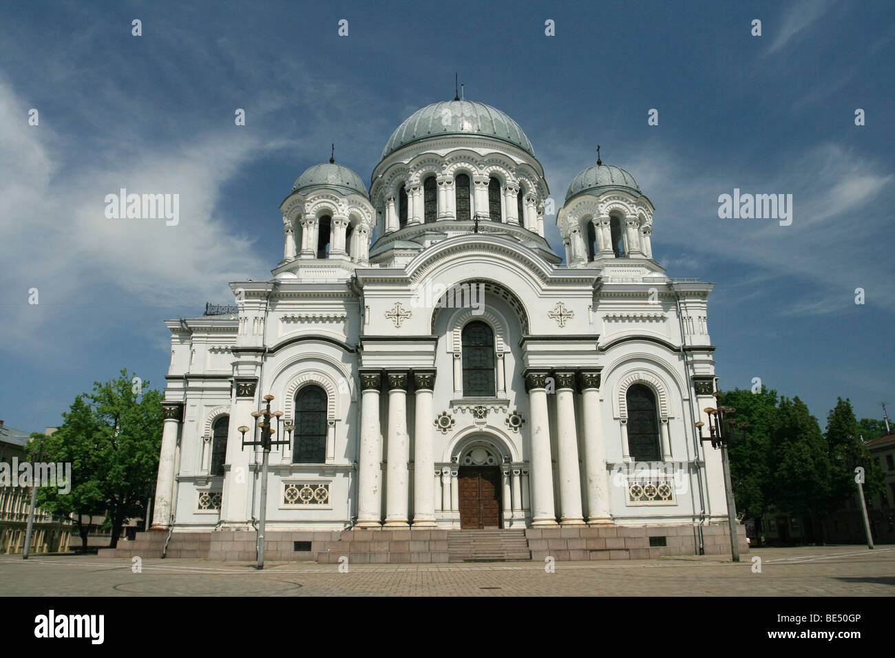 San Michele Arcangelo chiesa, a Kaunas, Lituania Foto Stock