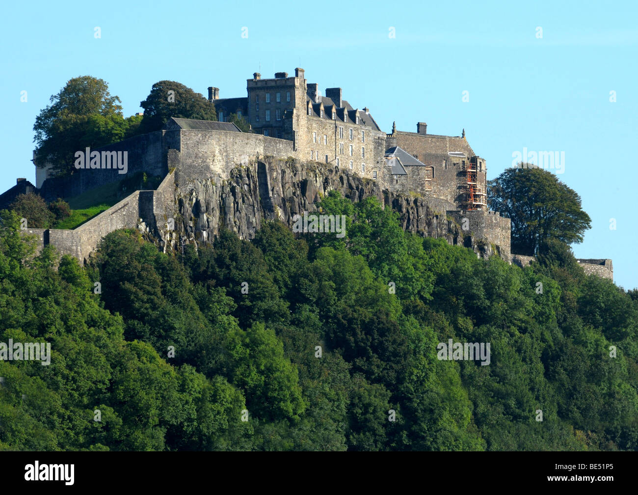 Il Castello di Stirling in Scozia Foto Stock