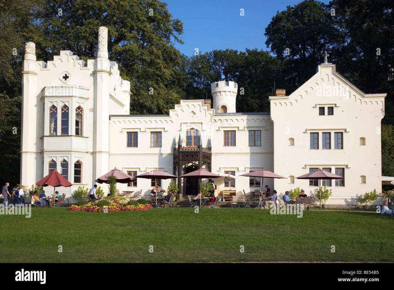 Kleines Schloss, Park Babelsberg, Potsdam, Brandeburgo, Germania Foto Stock