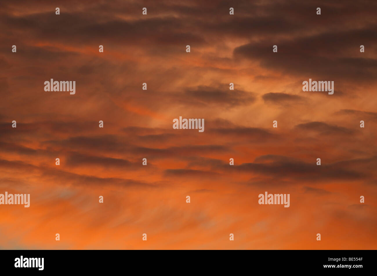 Nuvole di sunrise Foto Stock