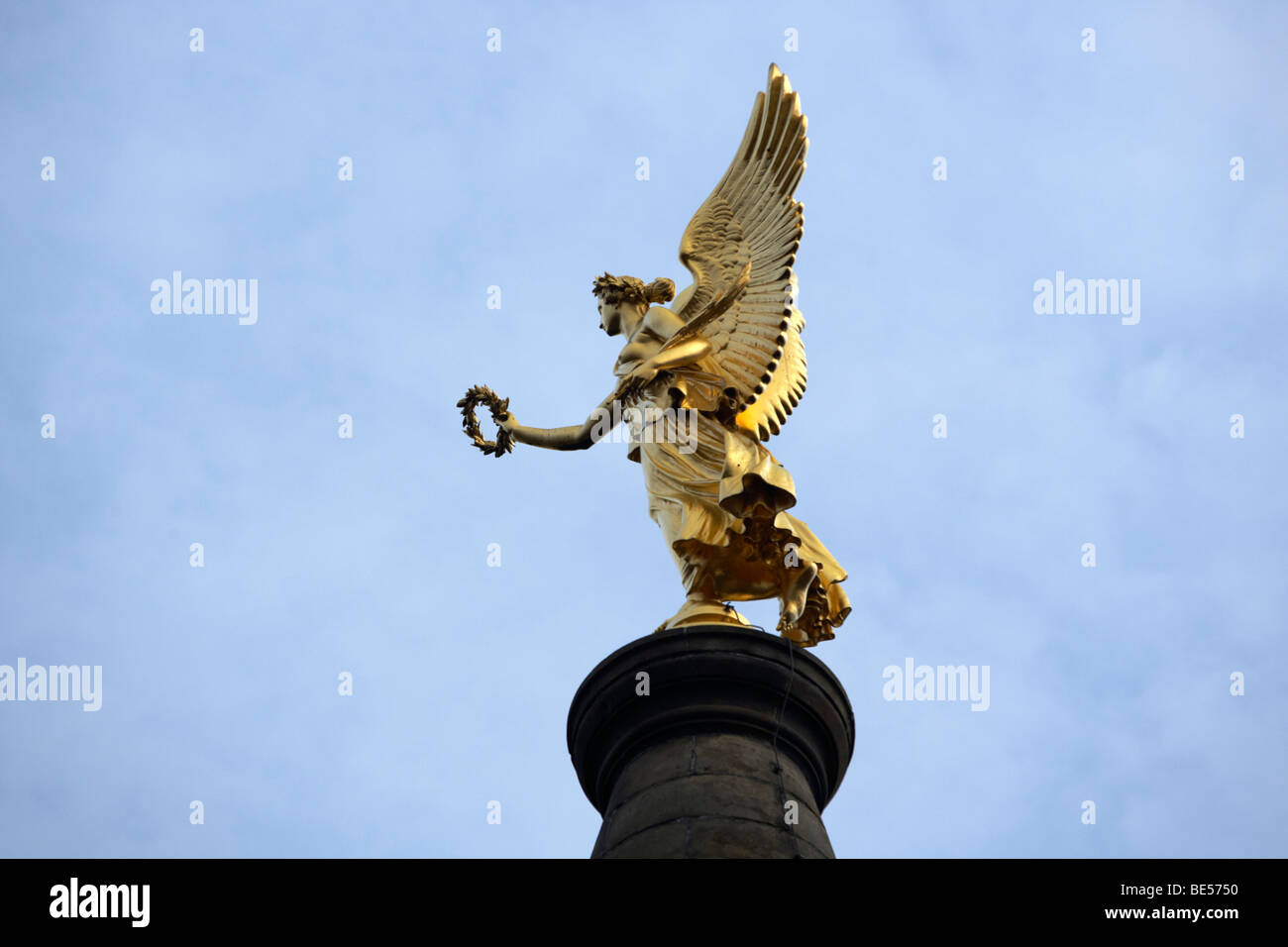 Victoria, progettato da Christian Daniel Rauch, Hakenberg Vittoria Colonna, Fehrbellin, Brandeburgo, Germania, Europa Foto Stock