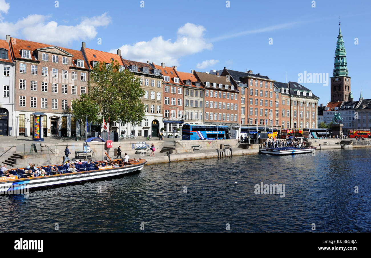 Frederiksholm Canal, Copenhagen, Danimarca, in Scandinavia, Europa settentrionale Foto Stock