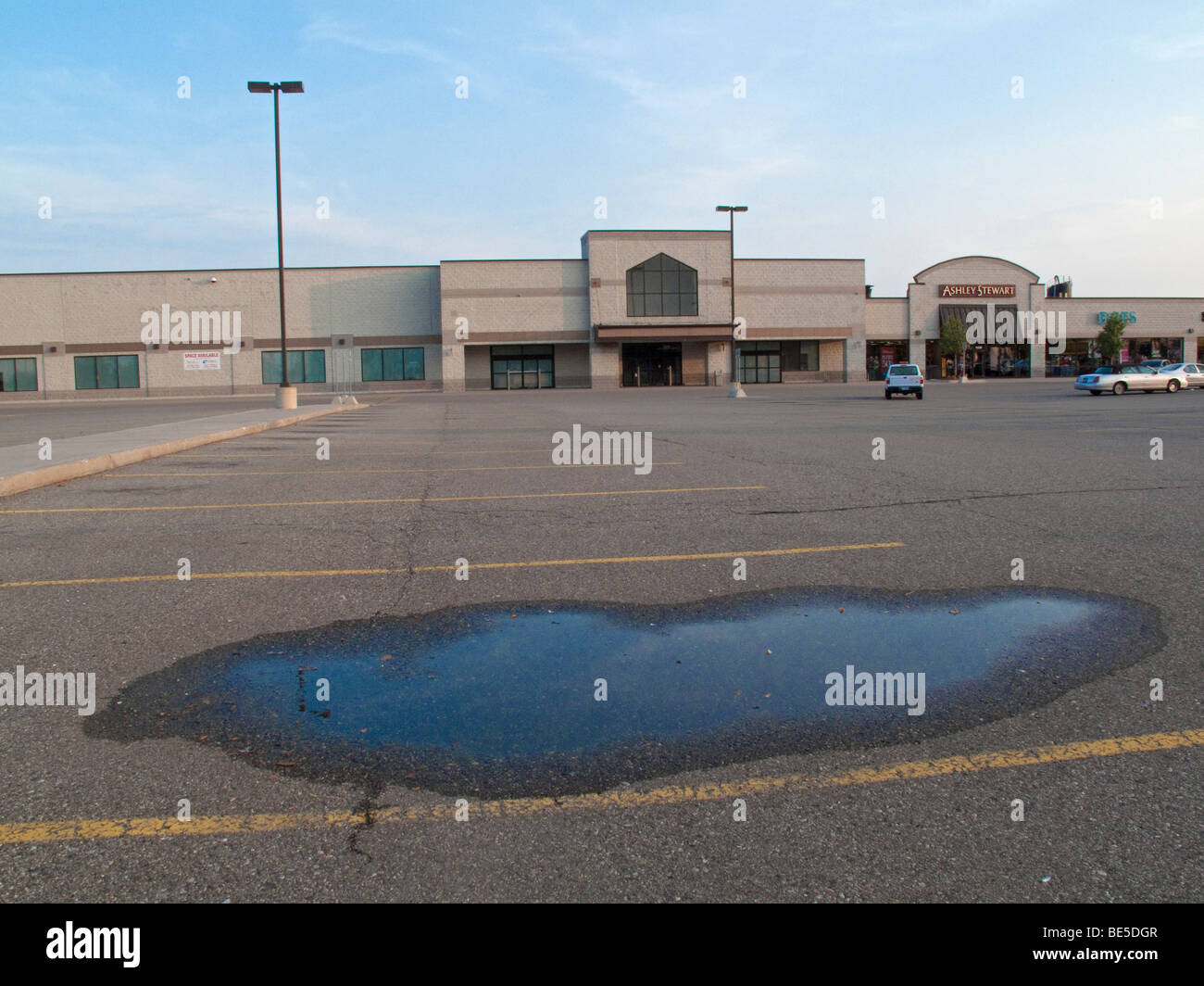 Chiuso il supermercato in Detroit Foto Stock