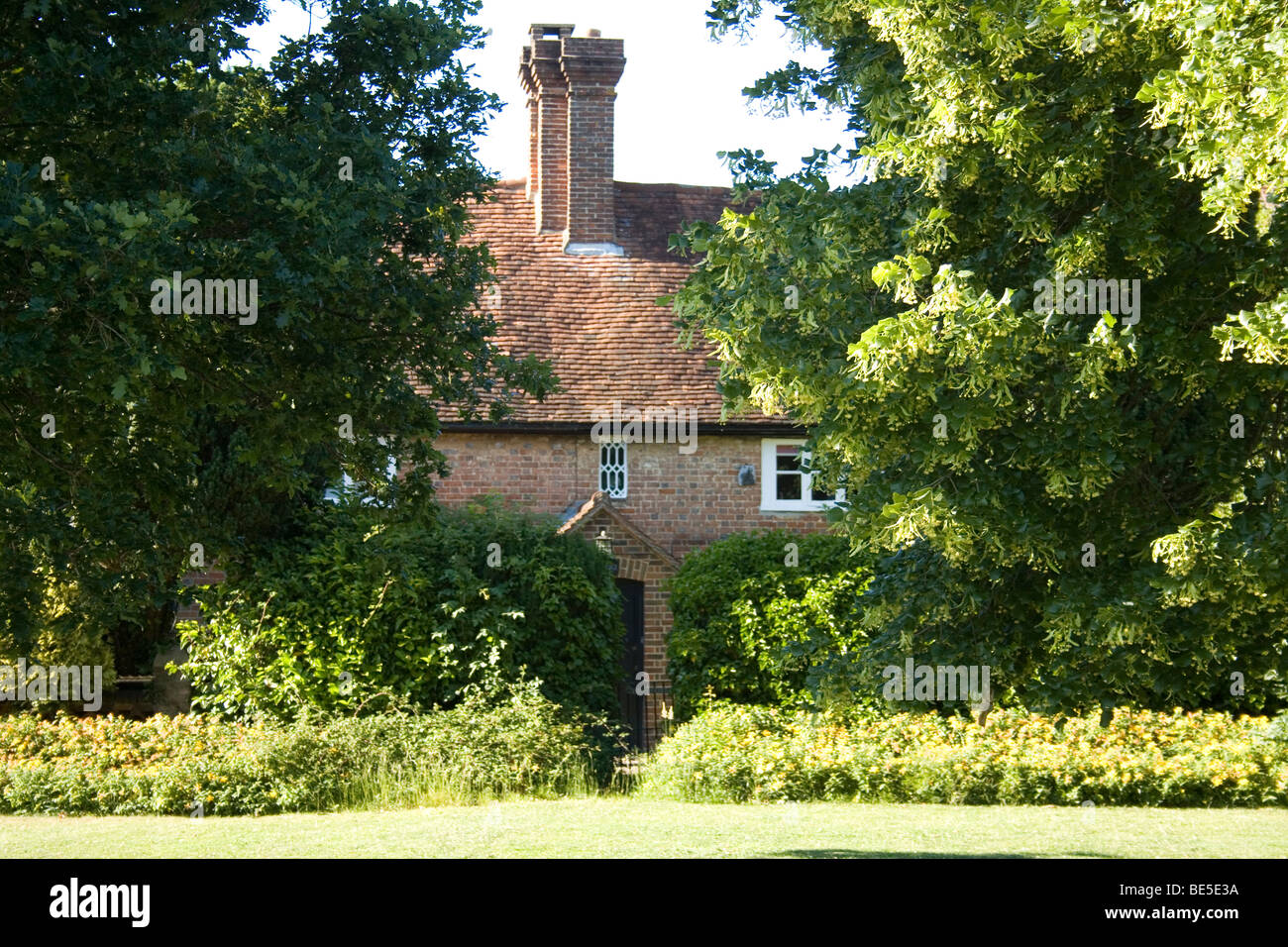 Paese di lingua inglese cottage Foto Stock