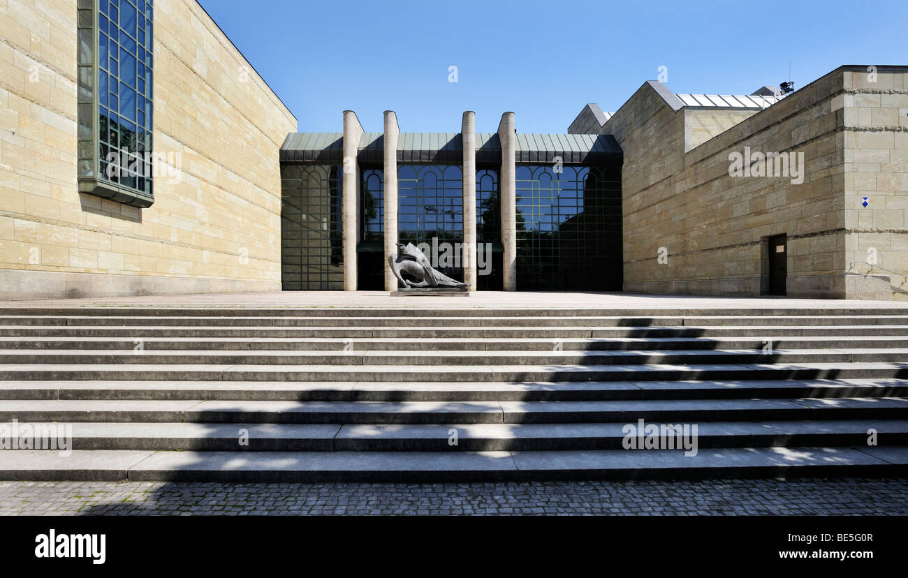 La nuova pinacoteca, Monaco di Baviera, Baviera, Baviera, Germania, Europa Foto Stock