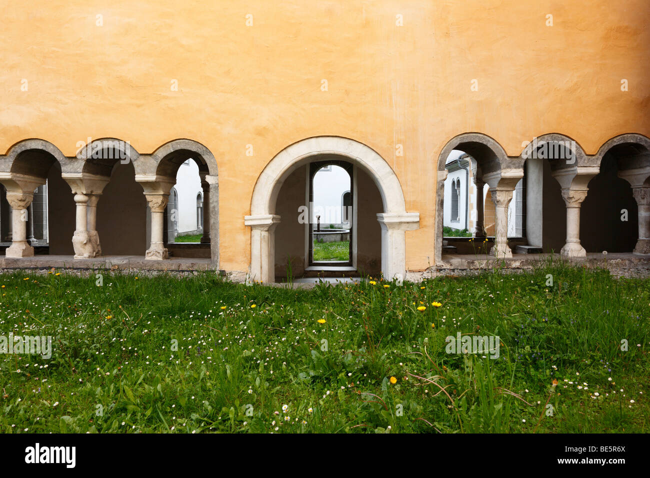Chiostro, Stift Convento Millstatt, in Carinzia Austria, Europa Foto Stock