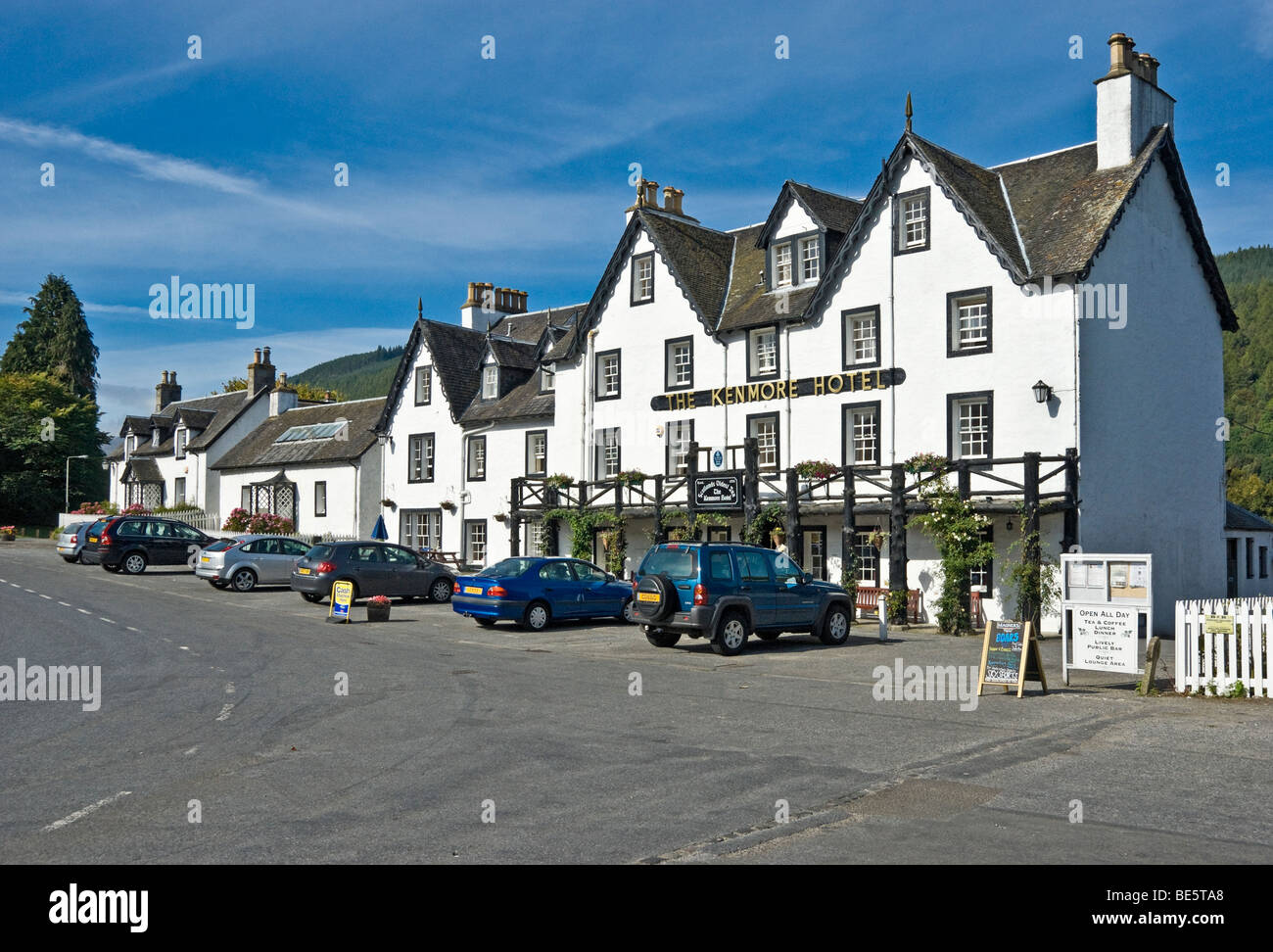 La Kenmore Hotel nel villaggio scozzese Kenmore sul Loch Tay in Tayside Scozia Scotland Foto Stock