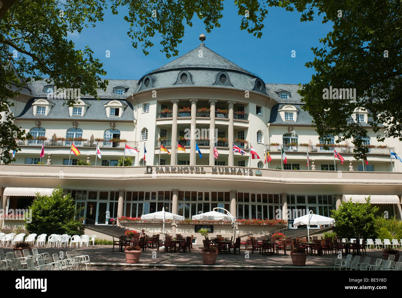 Spa Hotel, Park Hotel Bad Kreuznach resort per la salute, Renania-Palatinato, Germania, Europa Foto Stock
