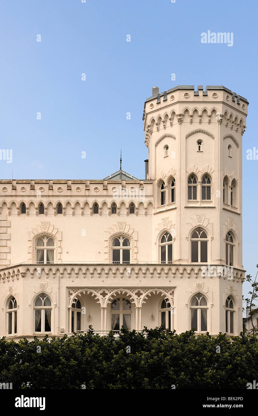 Castello-come la villa, da ca. 1880, sull'Alster esterno, Amburgo, Germania, Europa Foto Stock