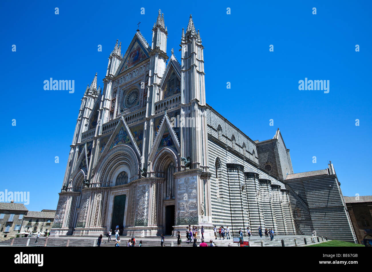 L'Italia,Umbria,Orvieto,la Cattedrale Foto Stock