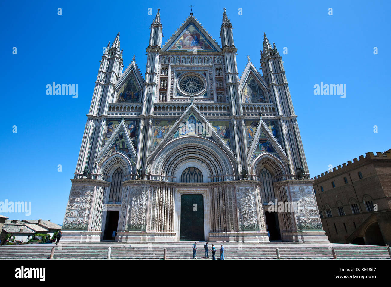 L'Italia,Umbria,Orvieto,la Cattedrale Foto Stock