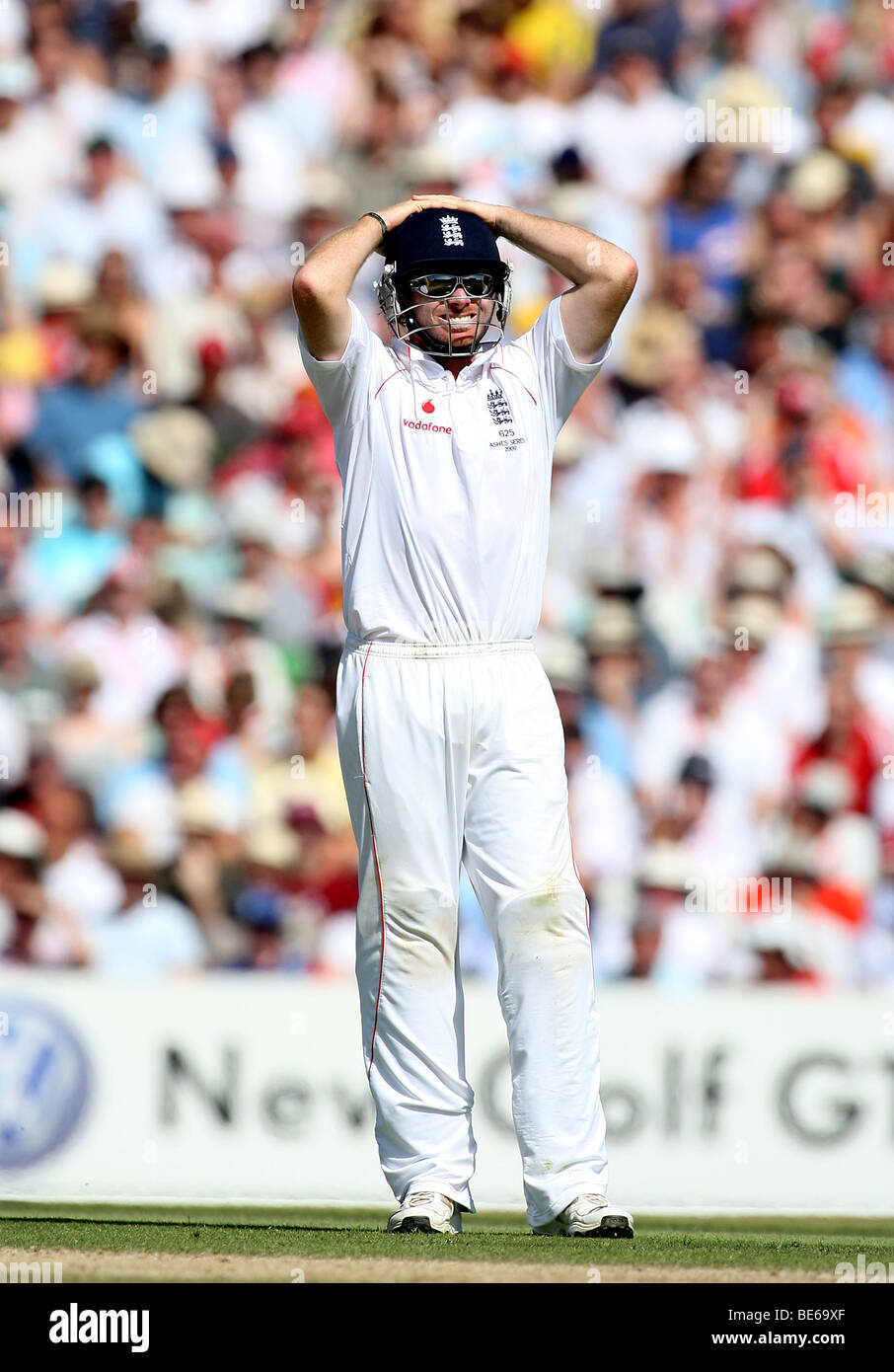 IAN BELL INGHILTERRA & WARWICKSHIRE CCC Brit Oval Londra Inghilterra 23 Agosto 2009 Foto Stock