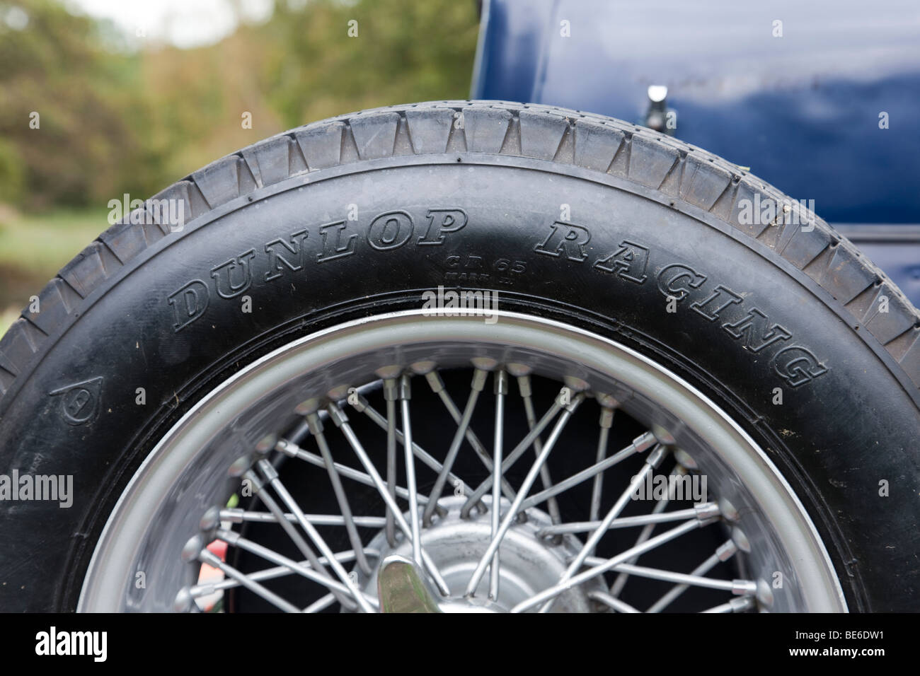 Dunlop Racing pneumatico Foto Stock