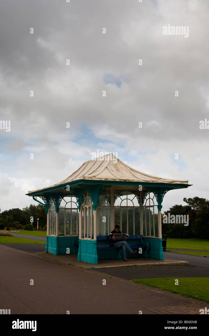 Rifugio Vittoriano, Promenade, Southport, Merseyside, Regno Unito Foto Stock