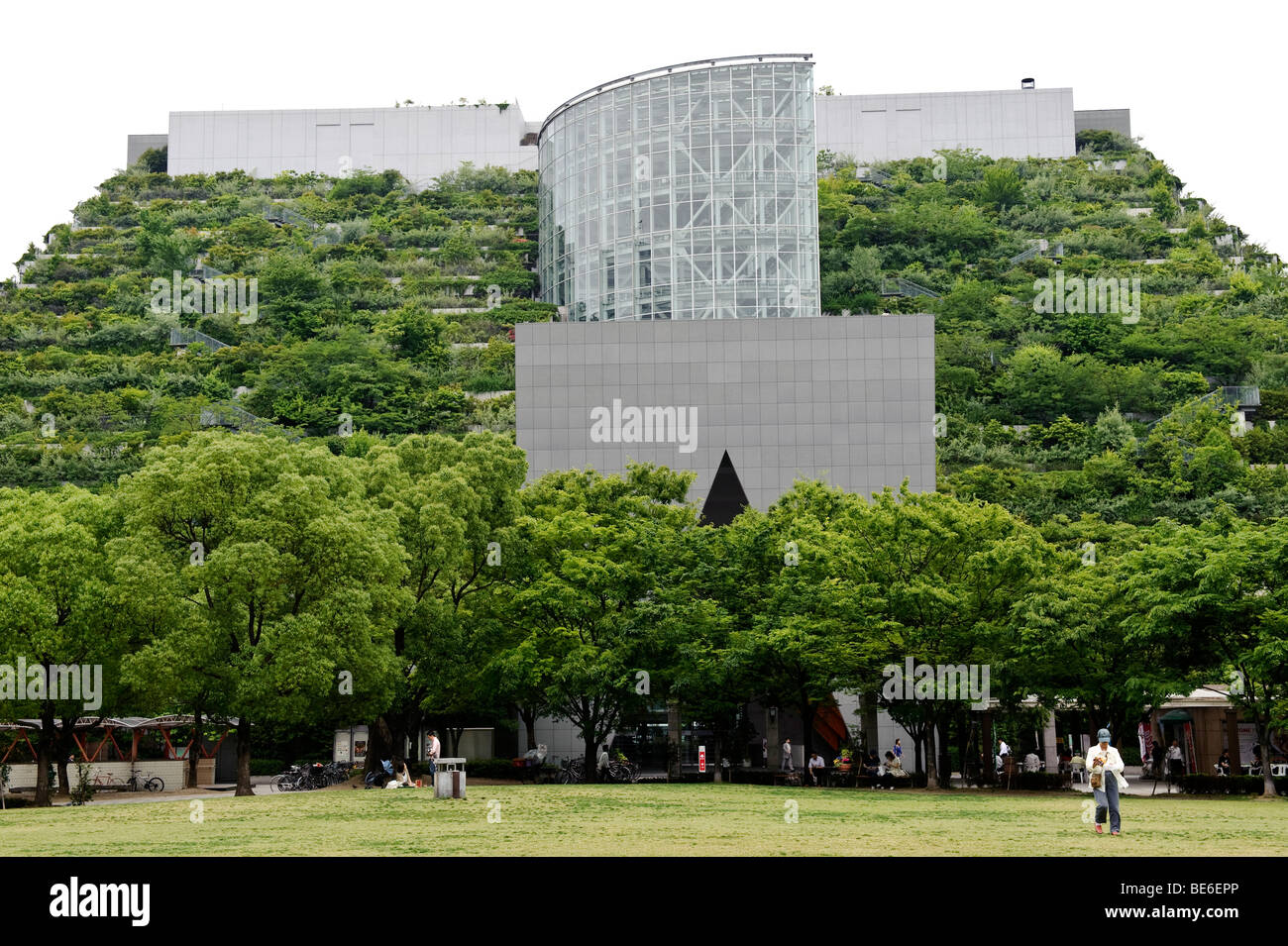 Architettura inusuale nella citta' di Fukuoka, prefettura di Fukuoka, Giappone, giugno 5, 2009. Foto Stock