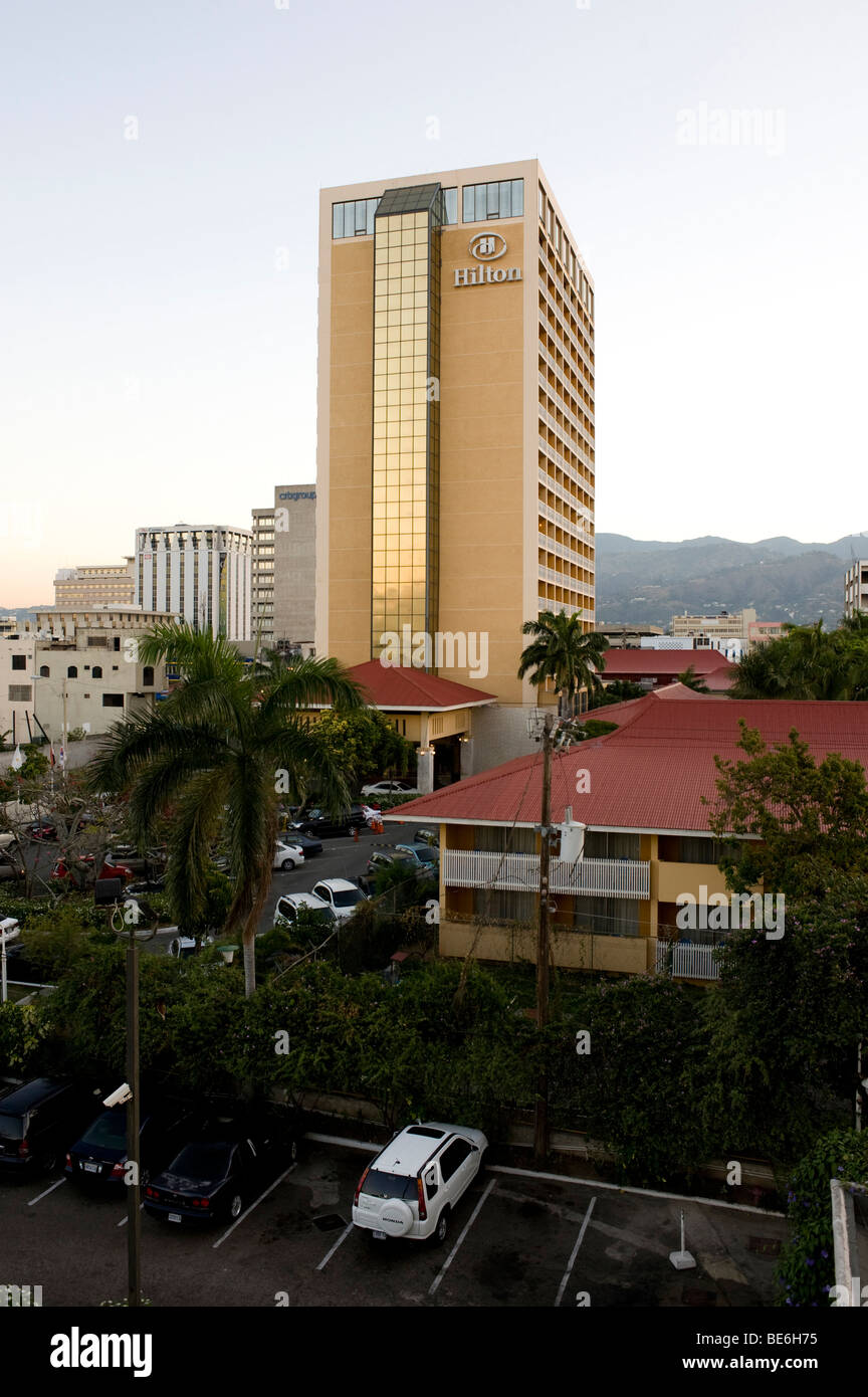 Hilton Hotel di Kingston, Giamaica Foto Stock
