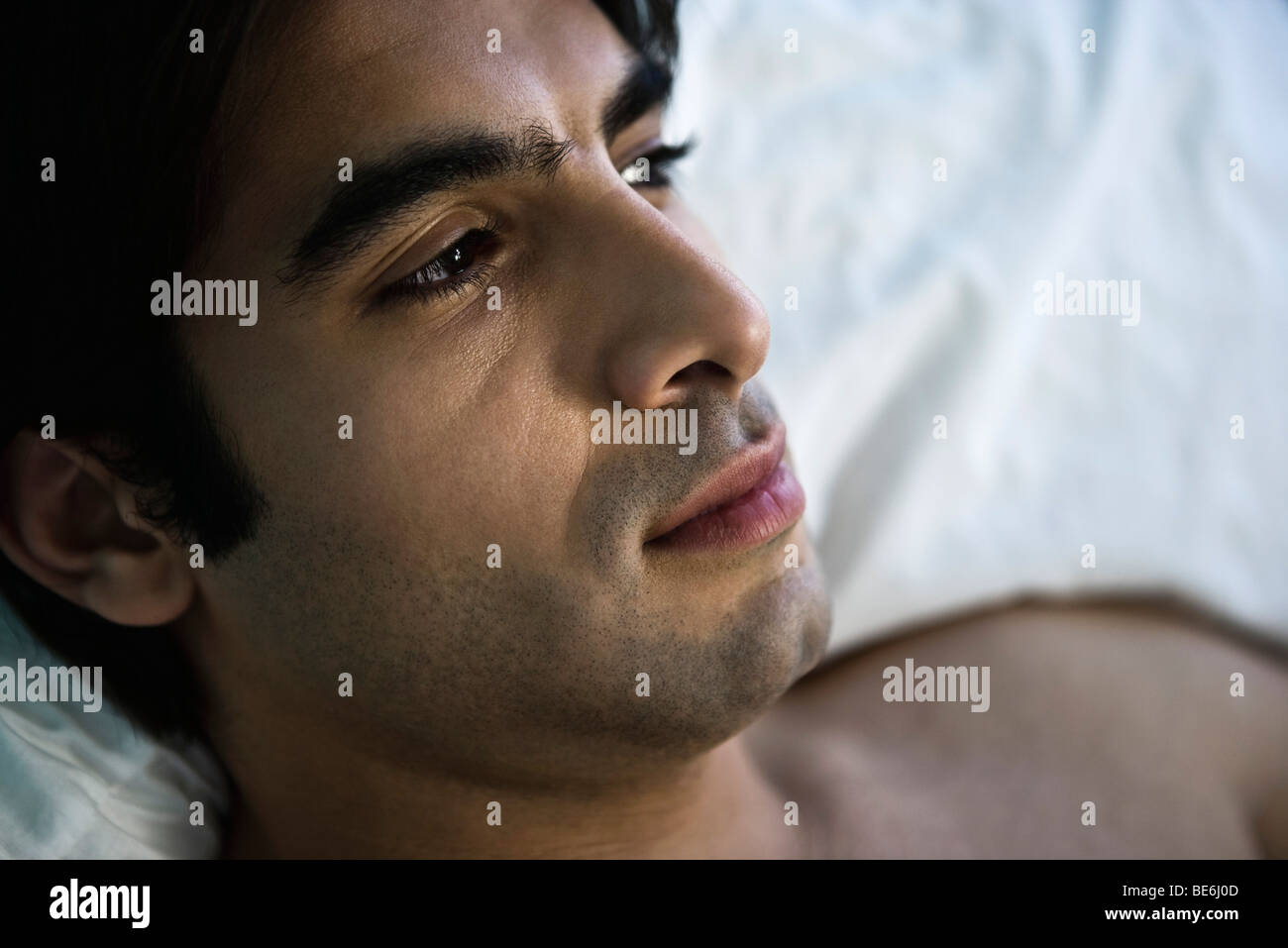 Pensiero dell'uomo Foto Stock