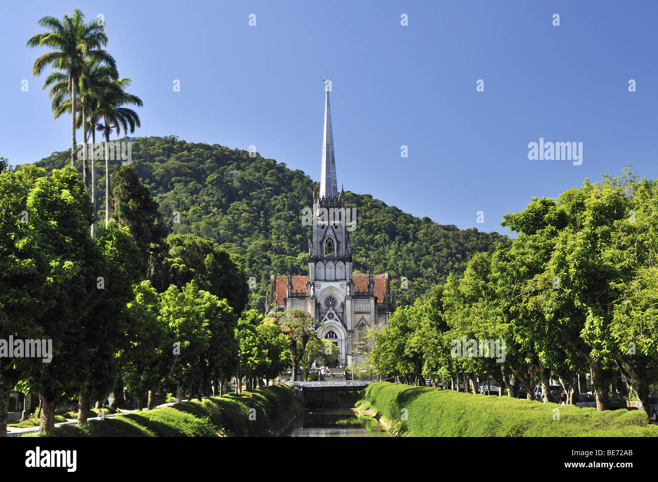 Cattedrale Neogotica in Petropolis, Rio de Janeiro, Brasile, Sud America Foto Stock