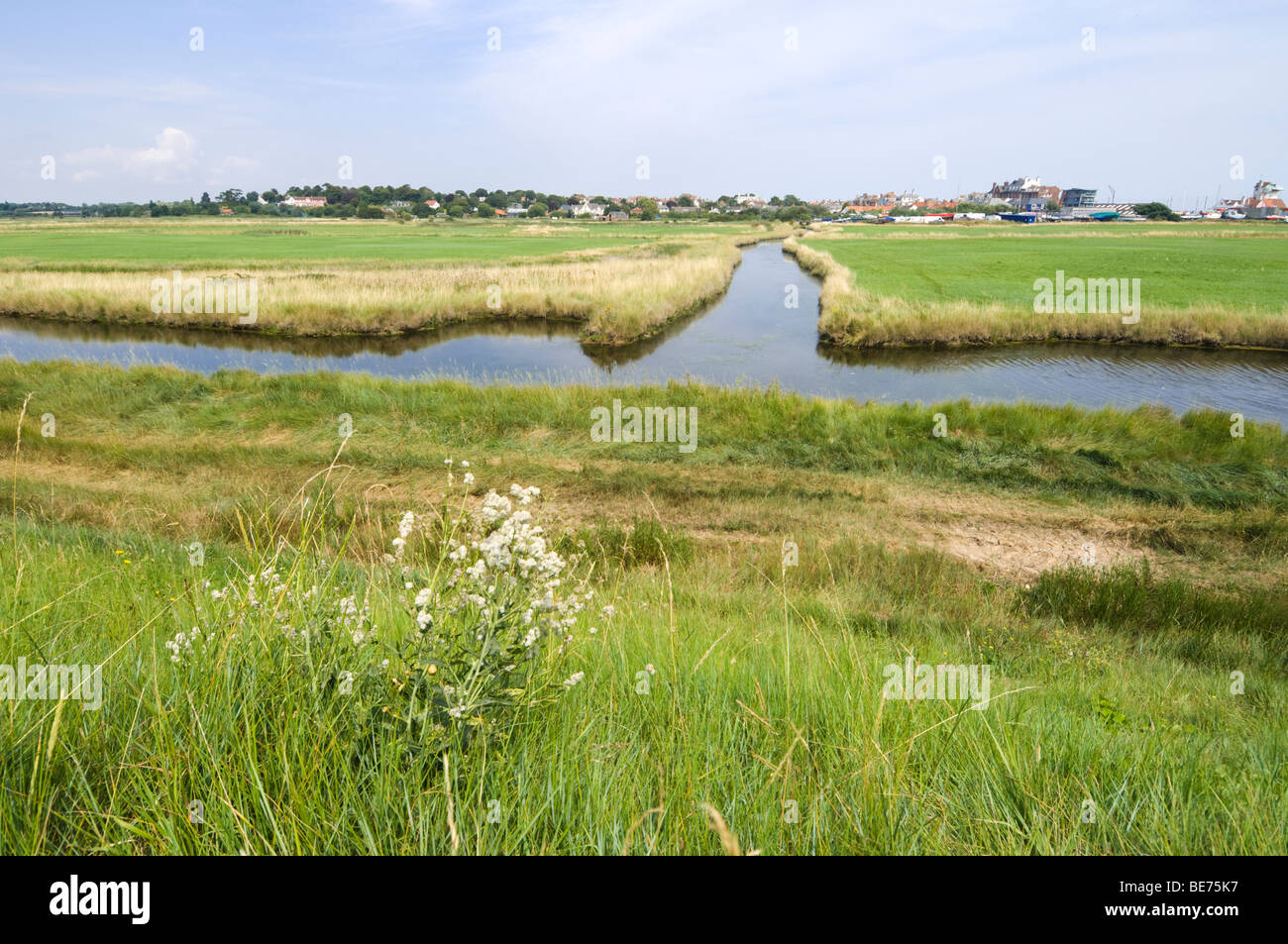 River Alde estuario Aldeburgh Suffolk REGNO UNITO Foto Stock