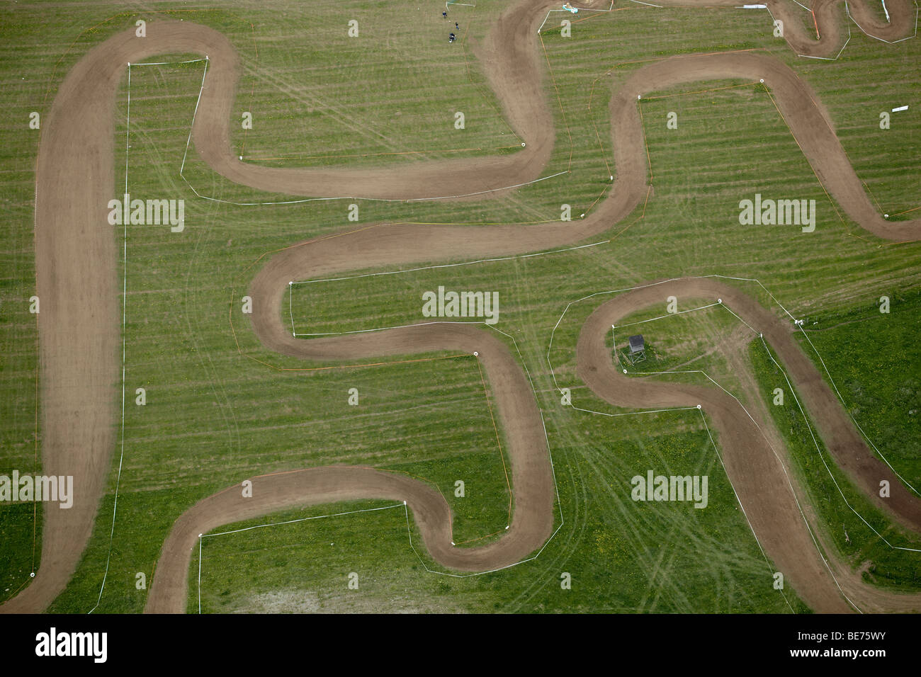 Pista di Motocross nei pressi di San Donat, Carinzia, Austria, Europa Foto Stock