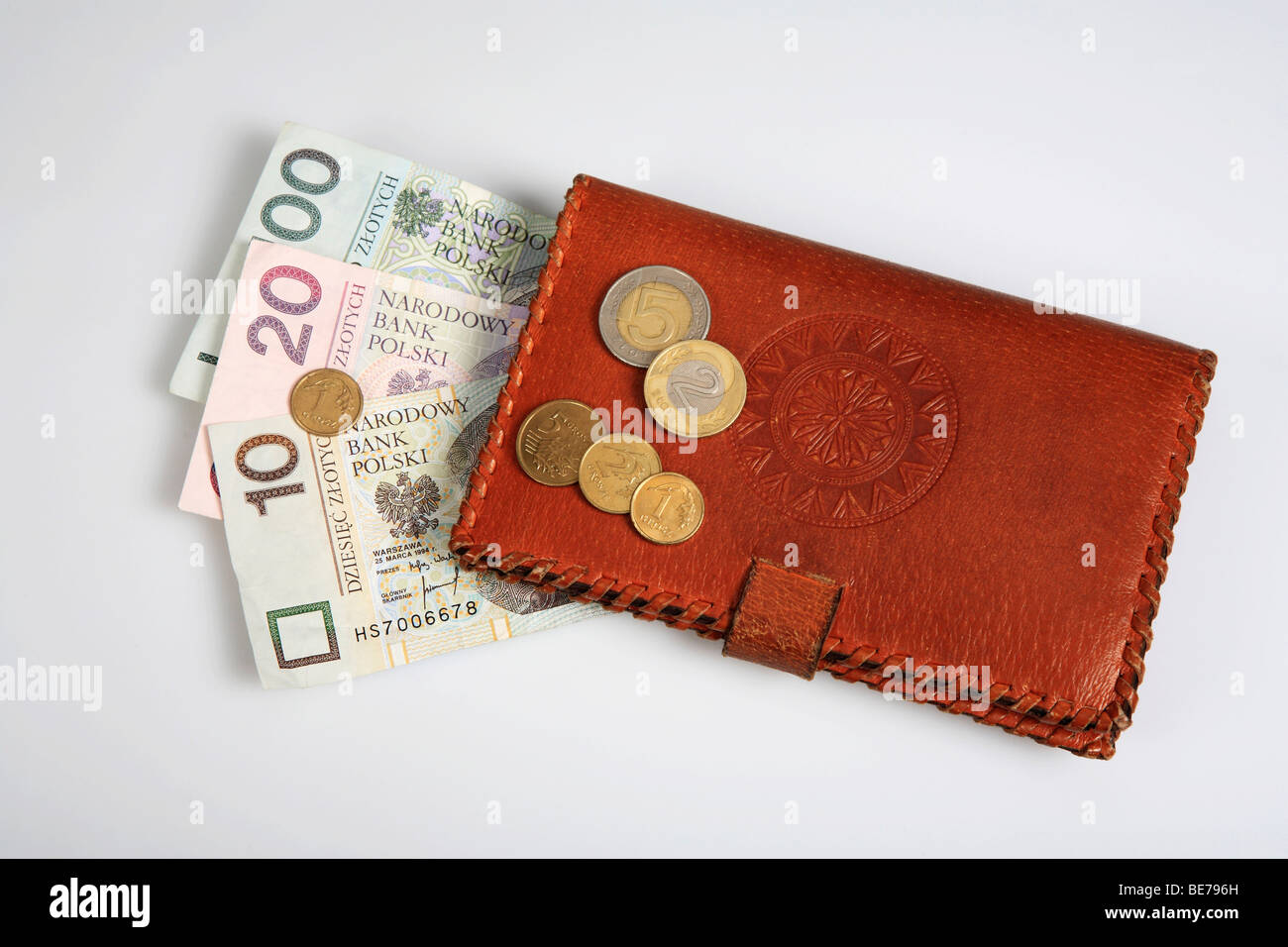 Valuta polacca Foto Stock