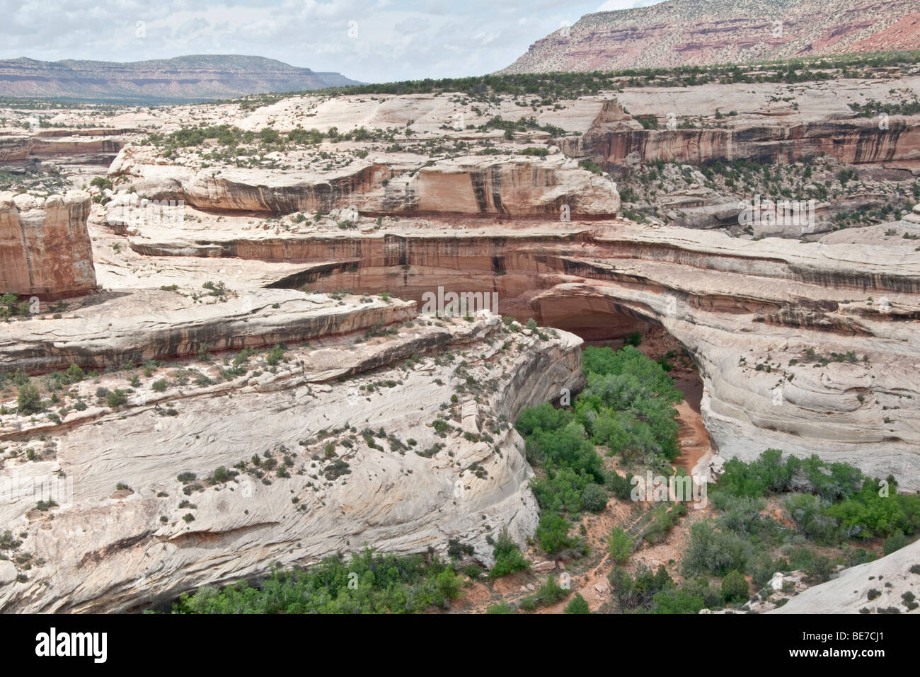 Utah ponti naturali Monumento Nazionale Kachina Bridge Foto Stock