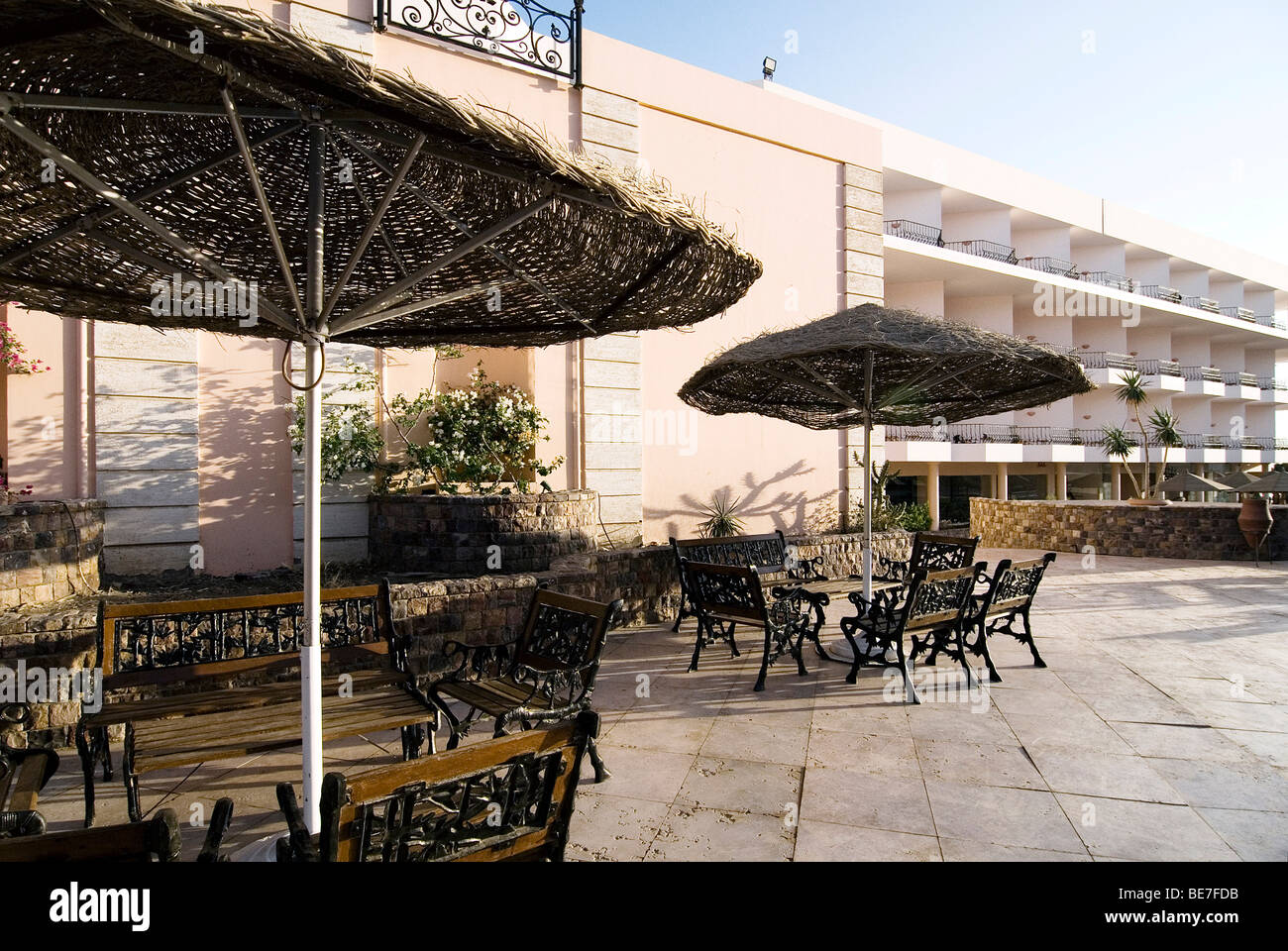 Hotel Royal Zaafarana, Zaafarana, Golfo di Suez, Mar Rosso, Egitto, Africa Foto Stock