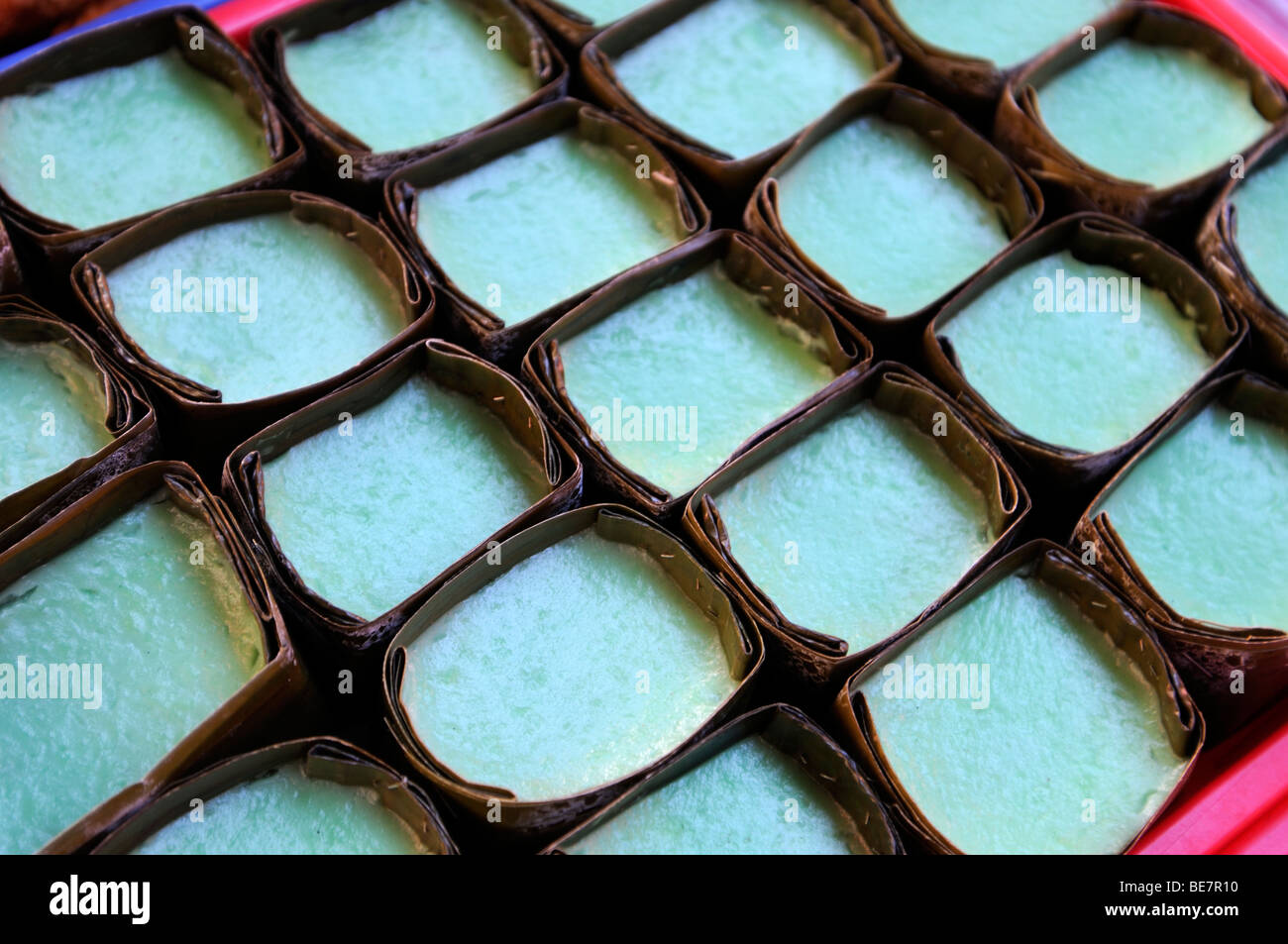 Street food court jambi sumatra indonesia Foto Stock