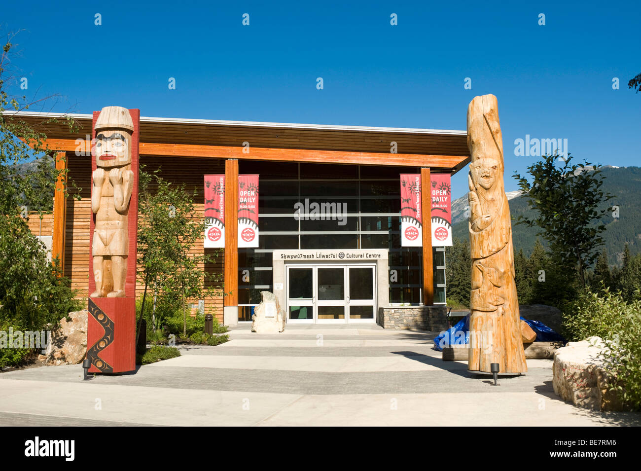 Liliwat centro culturale. Whistler BC, Canada Foto Stock